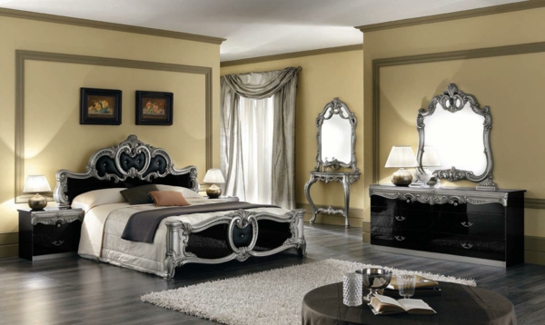 Италианската спалня модел елегантен легло
