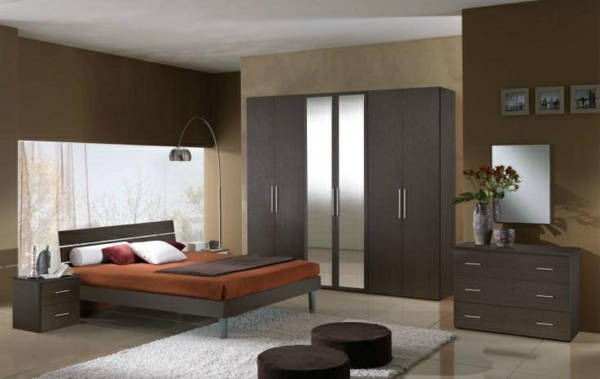 Италианската спалня ултра модерен дизайн