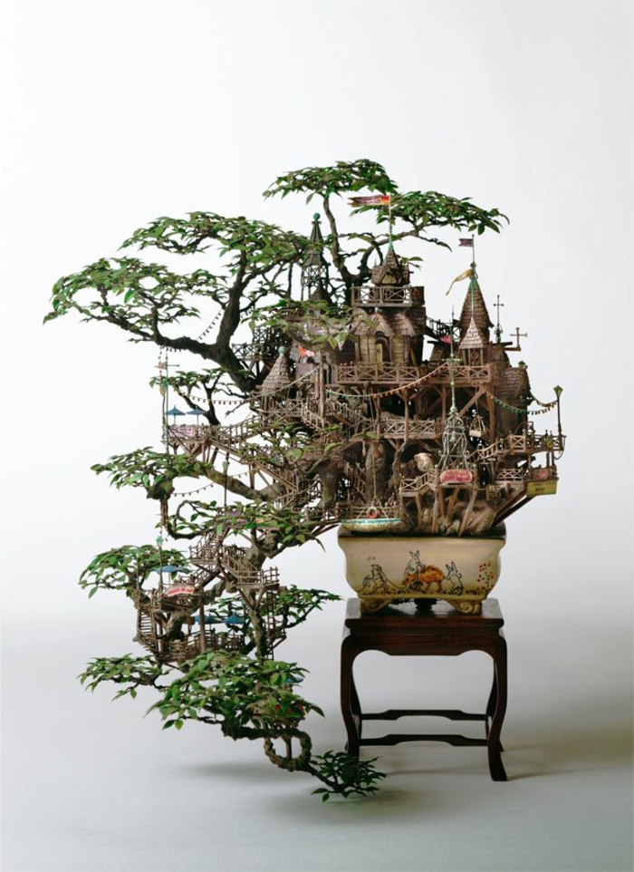 Japán bonsai művészet Midget Város