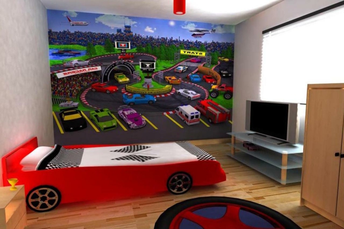 Mladi spavaća soba set-super-ideja-za-zid dizajn