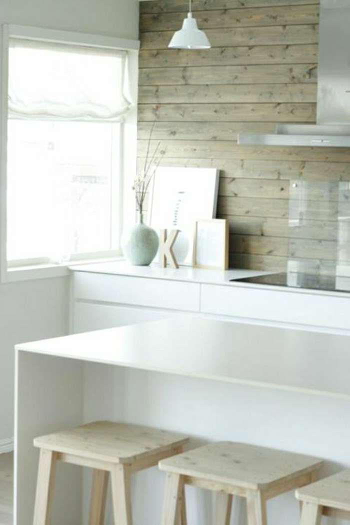 кухня-стена с плочки интериор-фаянсова облицовка от дърво-интериор-модерен дизайн стена-фаянсова облицовка