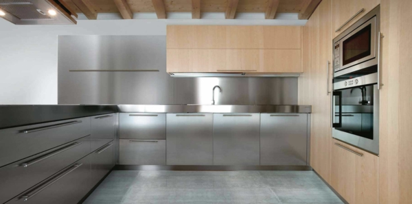 kuhinjski countertop-nehrđajući čelik - jednostavno dizajniran