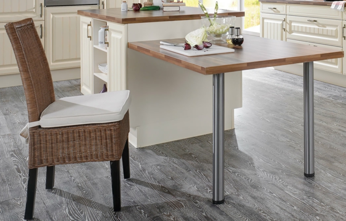 vlastite graditi-stolice-iz-drva-jednostavni model-kuhinja Table
