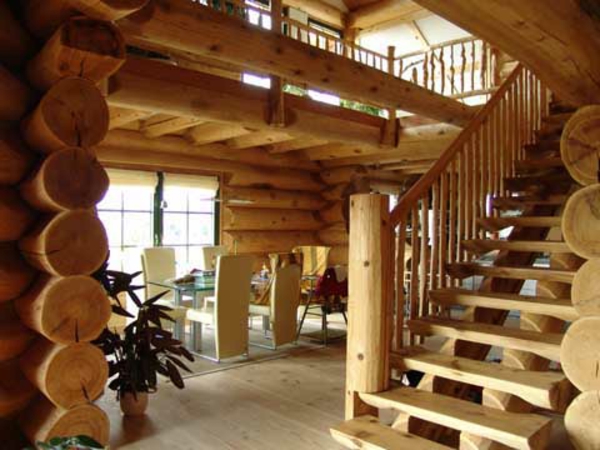 Канадски дървени къщи-от-дърво-от-вътре