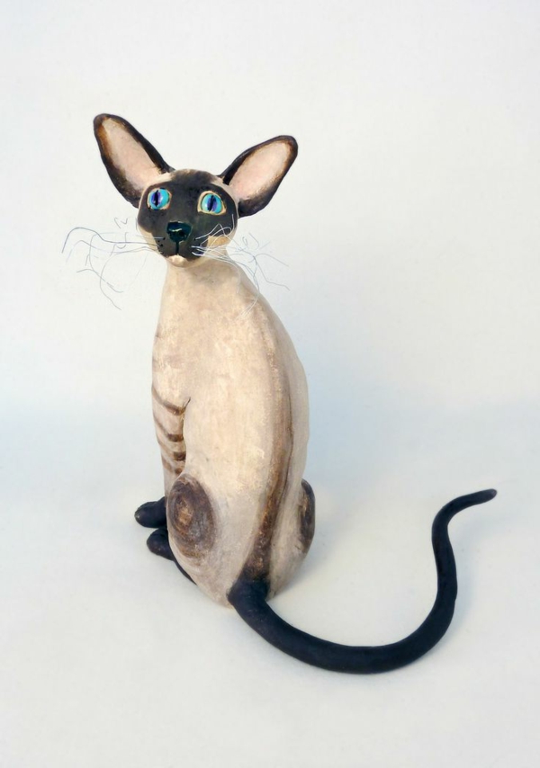 котка фигурки-на-керамичен-порода