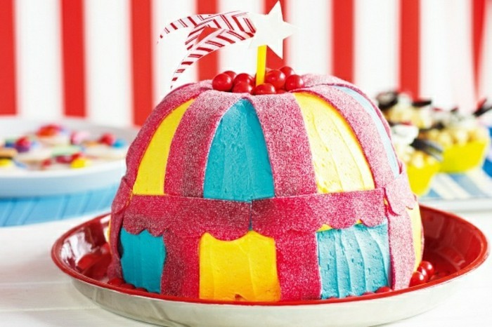 детски рожден ден торта Colorful Красива Full Color