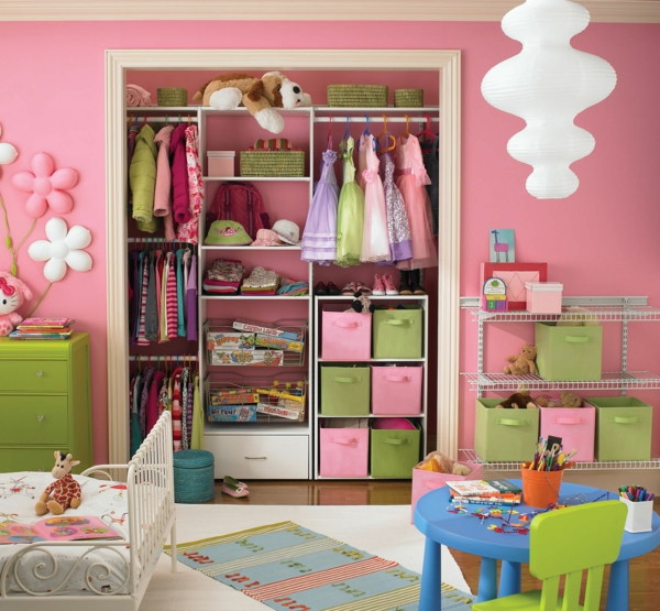 ясла-розов цвят на стената детска съоръжение разсадник-дизайн разсадник за серия einrichtugsideen-