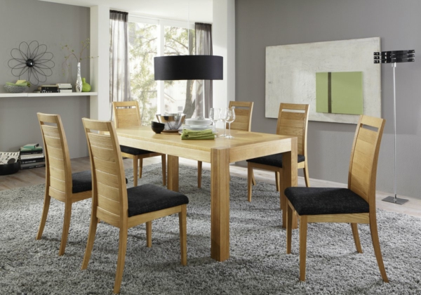 -Comedor-sala de muebles clásicos set-comedor sillas mesa de comedor-design-Ideas