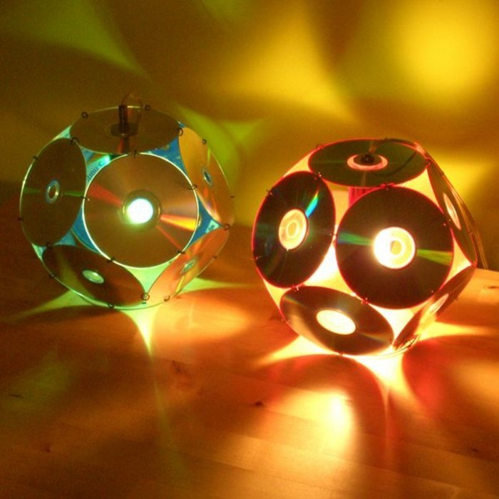 малки топки рециклиране мебели-много хубави лампи