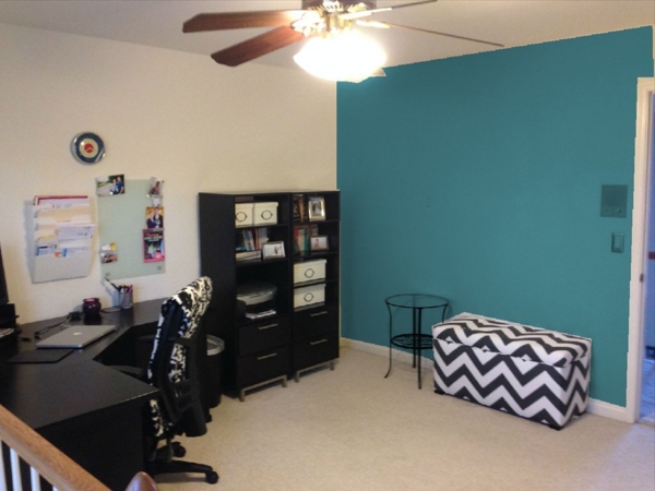 малка стая-лагуна-цвят за стената - елегантен дизайн