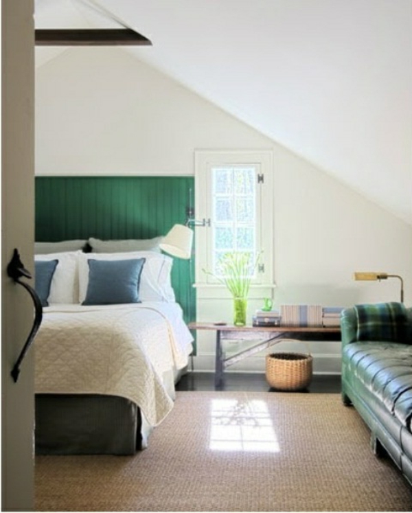 Opremite mali stan-spavaća soba-namještaja-dizajn-potkrovlje