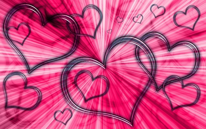 безплатен тапет с коледа розов фон сиво-сърце