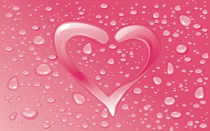 безплатен тапет с коледа красива-сърце-розов фон