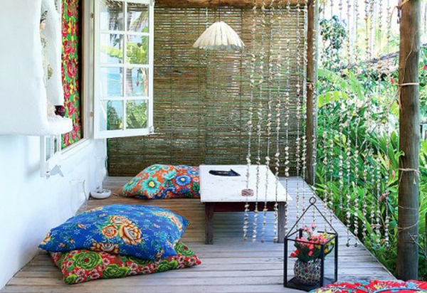 креативно ориентирана ориенталска седалка-възглавница-супер уютна тераса