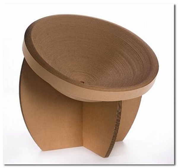diseño creativo-silla-cartón-cartón de cartón-muebles-sofá-de-cartón
