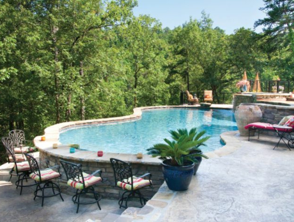 piscina de diseño original idea-para-el-jardín