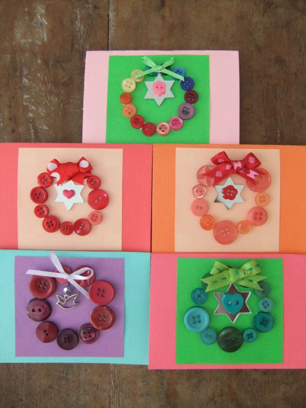 kreativni-craft-cards-gumb-make-različite sheme boja