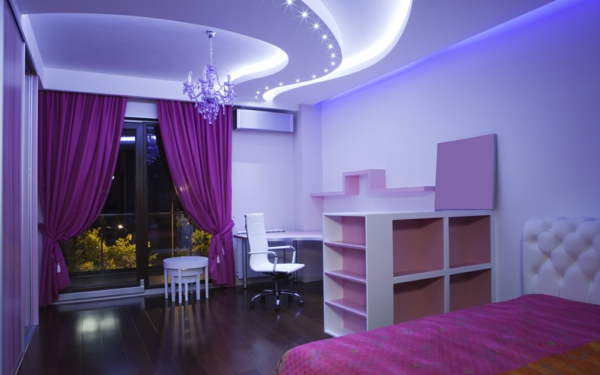 الإبداعية لون-أفكار لغرف نوم سوبر الإضاءة