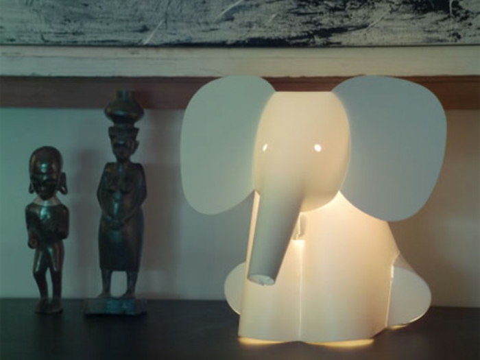 kreativno-Svjetiljka slon figurica