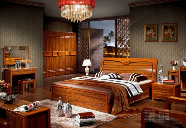 κρυστάλλινο πολυέλαιο κρεβάτι-από-το πραγματικό ξύλο-the-υπνοδωμάτιο