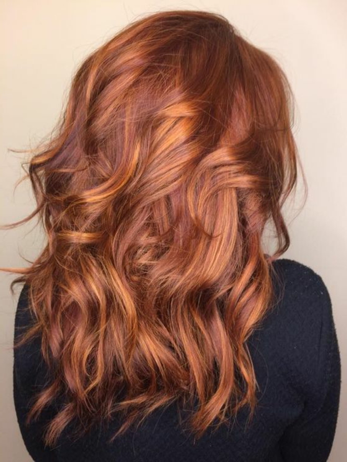 lijepa bakrena crvena kosa, savršena crvena boja, ideje i prijedlozi