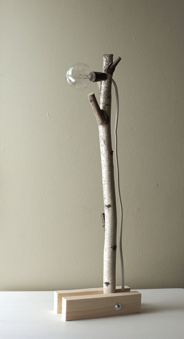 lámpara de madera-para-selbermachen-diseño-idea