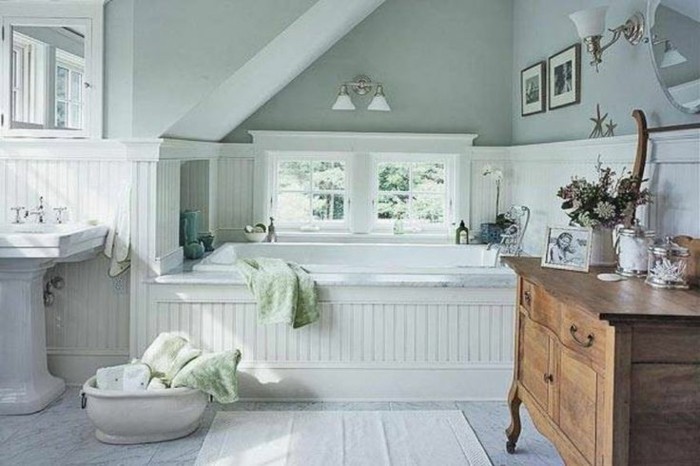 къща-баня-с-мивка-и-дърво-кабинет