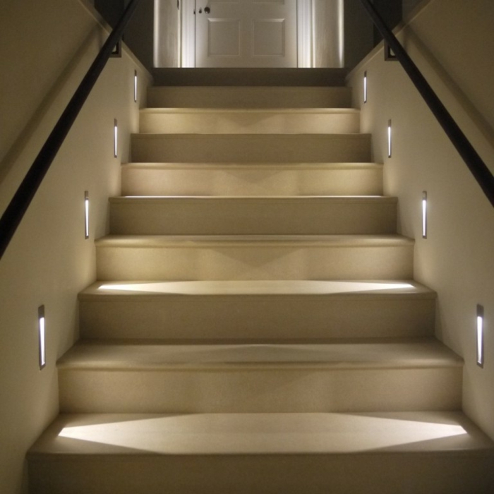led lépcső világítás és elegáns-berendezések-drapp