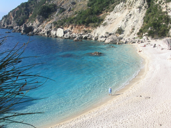Lefkada-Kreikka-rannat-viileä taustakuva kaunis-rannat-the-kaunis-rannat-Euroopassa