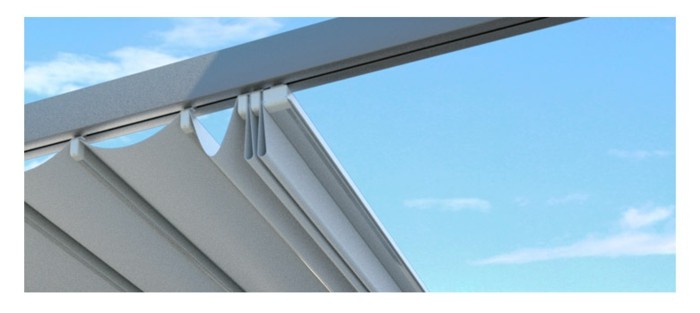 Leiner-пергола система конфигуратор влагозащитен сгъваем покрив