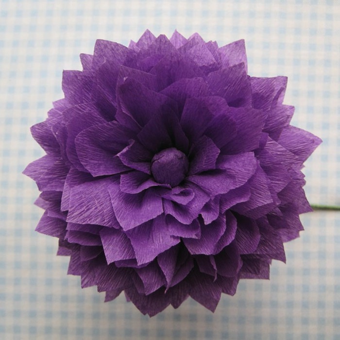 лилаво цвете-занаятчийски идеи-от-хартия Gorgeous снимка
