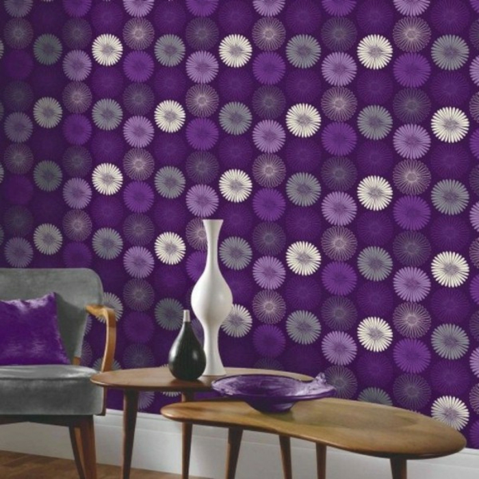 púrpura-papel pintado super hermosa-diseño