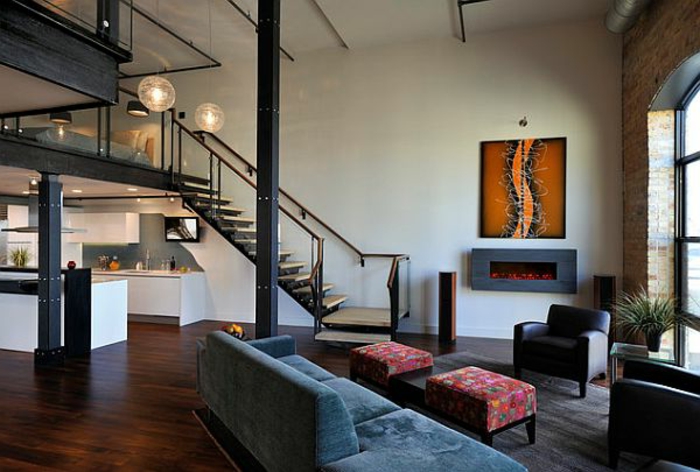 loft-set Modern-kuva-to-the-wall