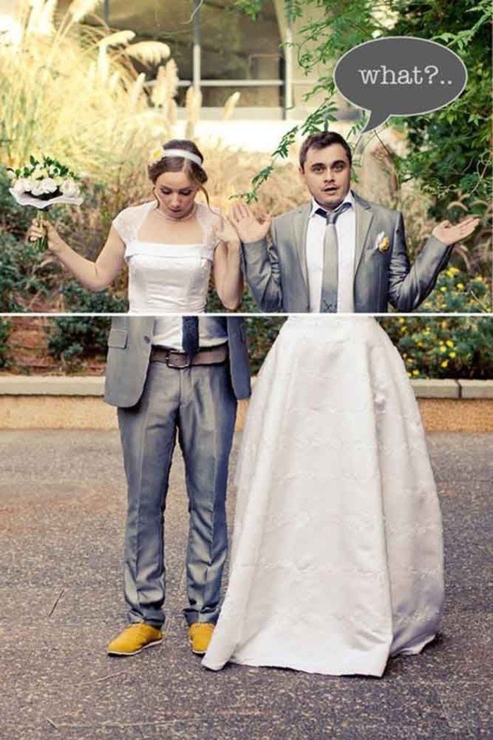 смешно сватбени снимки младоженците Body шега