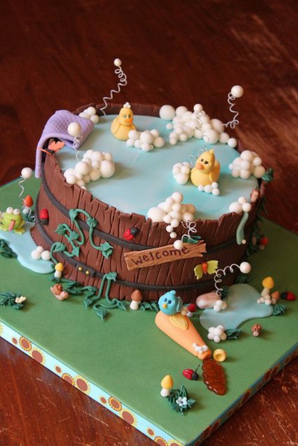 drôles gâteau de décoration pour les enfants