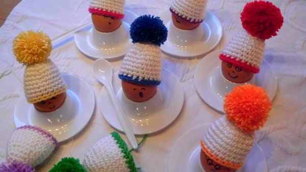 -Ideas-плетене на една кука-красив-творческа-Häkeleien -häkeln-научат забавни Яйца топлите