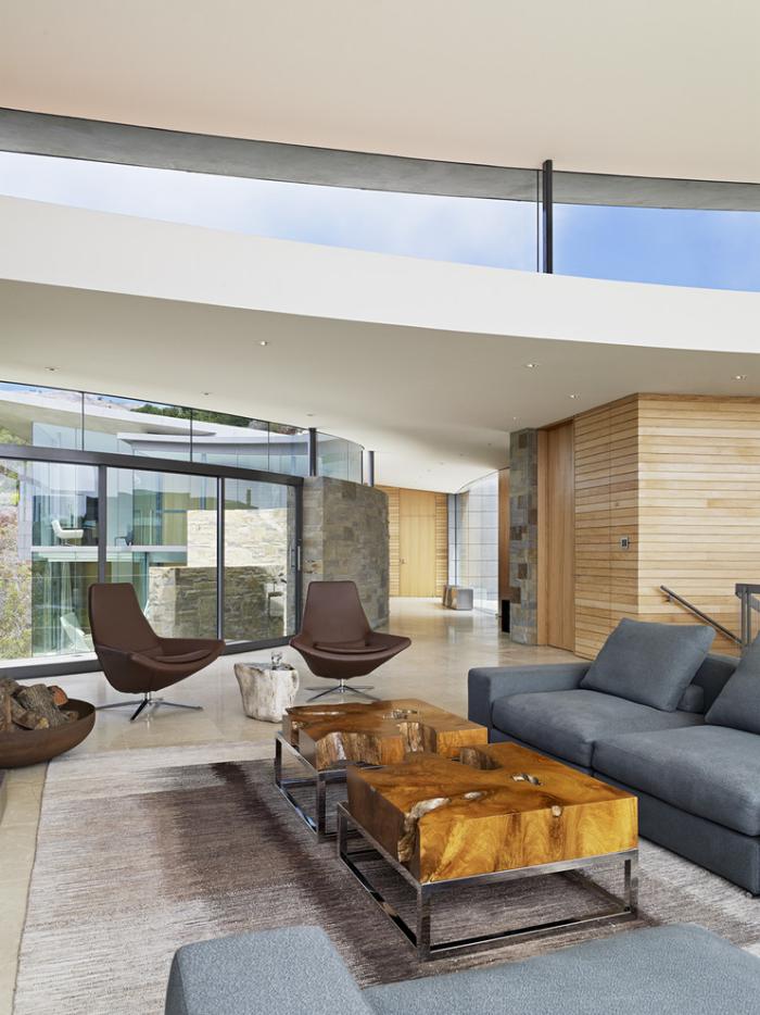 luksuzni dizajner interijera moderni stolići izrađeni masivnog drveta