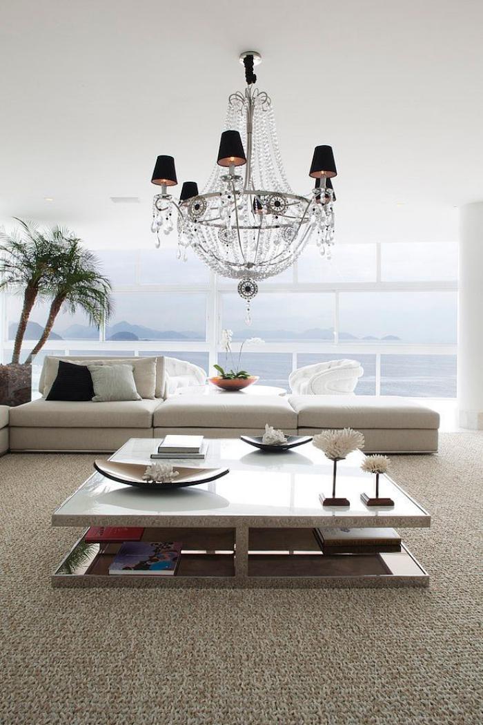 luksuzni dnevni boravak interijera dnevni boravak stol-sa-atraktivan dizajn