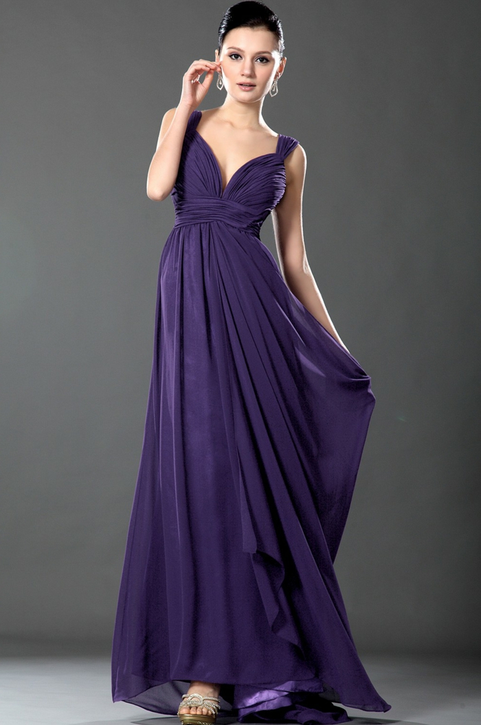 лукс вечерна рокля-модел-в-лилаво