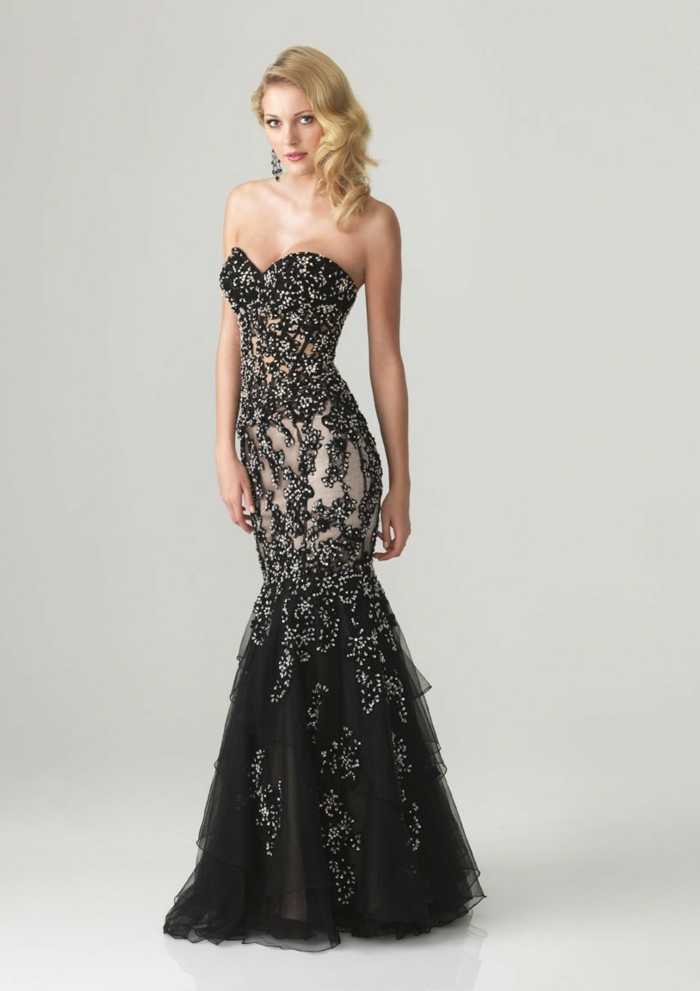 лукс вечерна рокля-супер-красива-модел-в-черен