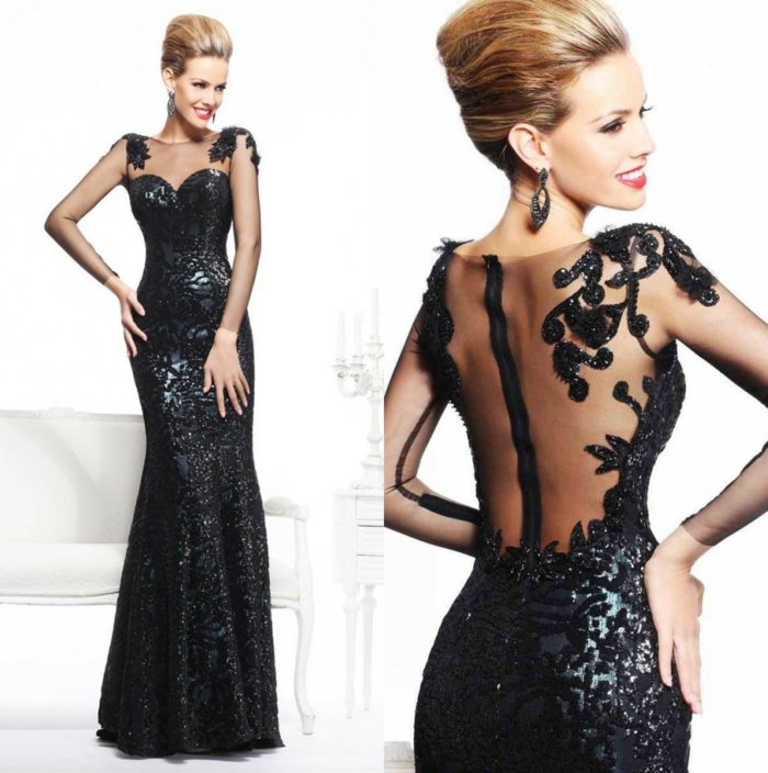 лукс вечерна рокля от два супер-изображения