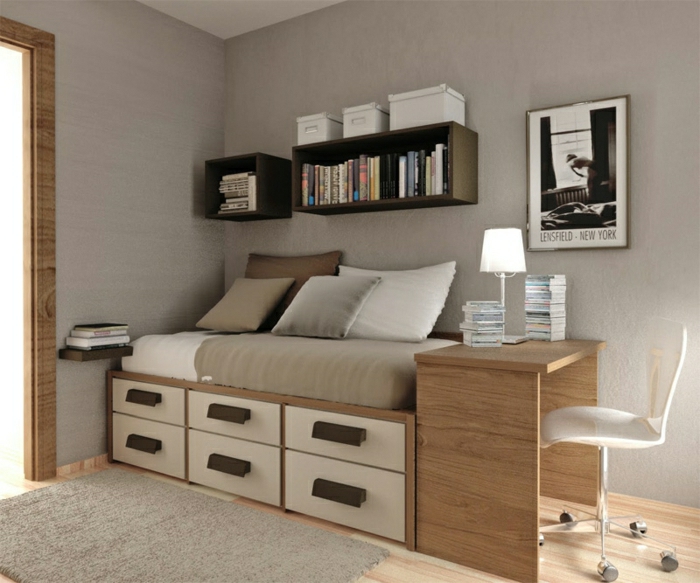combinaciones de colores dormitorio de lujo con muebles de color beige