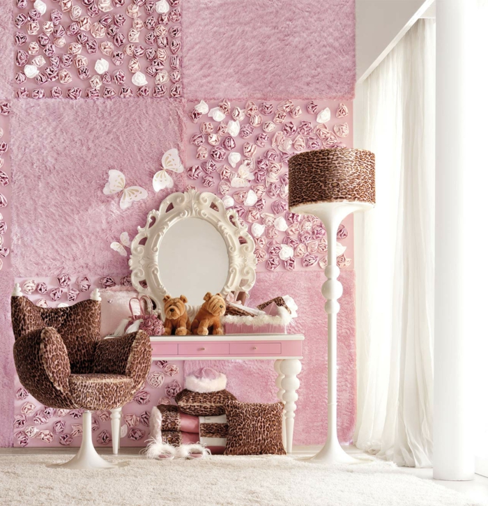 chambre de luxe meubles Rosy Murs