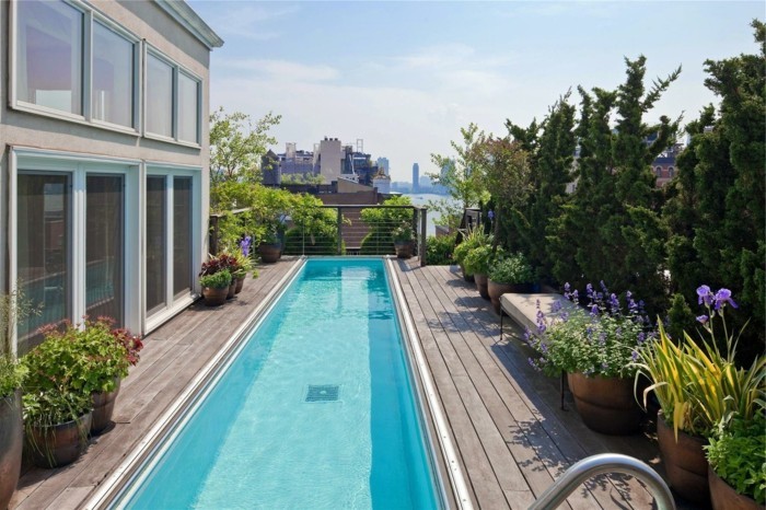Luxury Pool-halvempi ylellinen-allas-for-puutarha
