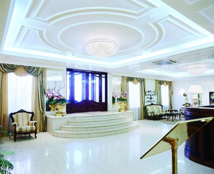 luxury olohuone, laaja huone-light-suunnittelu