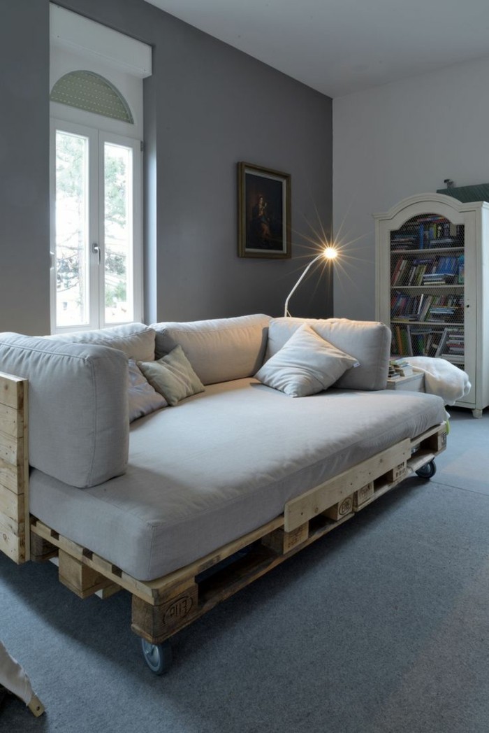 Namještaj-samo-graditi-kreativno-modela-dnevni boravak-euro palete kauč
