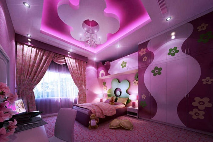 madchenzimmer-moderno-diseño-y-hermosa-en-rosa-decorar