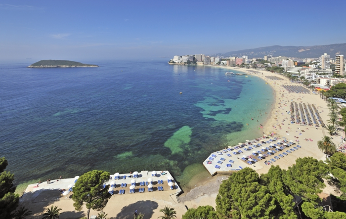 Magaluf-Espanja-rannat-viileä taustakuva kaunis-rannat-the-kaunis-rannat-Euroopassa