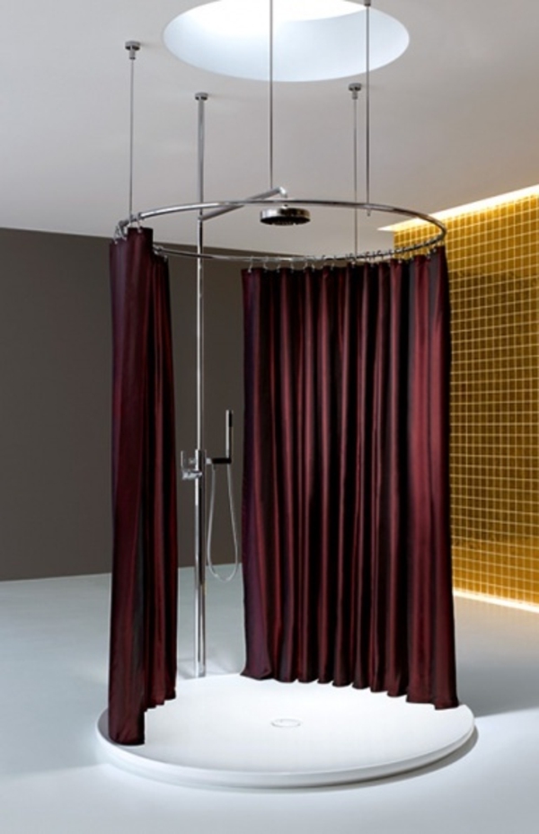 маримекко душ завеса елегантен дизайн - душ кабина кръгъл