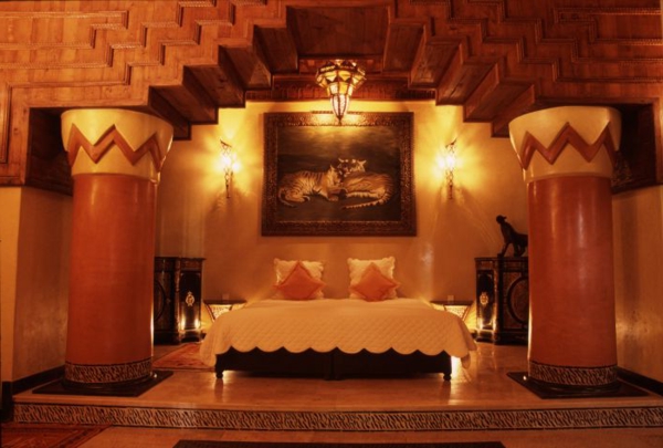 Marroquí-mueble elegante dormitorio